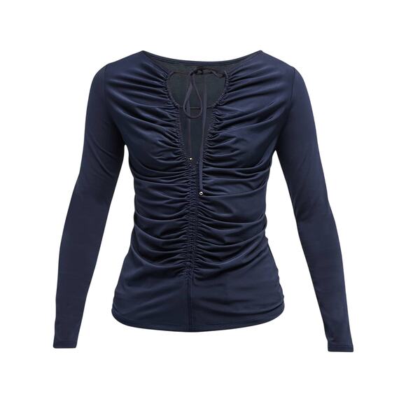 Veronica Beard 'Roque' Blue Polyester Top Size 6 - Picture 1 of 5